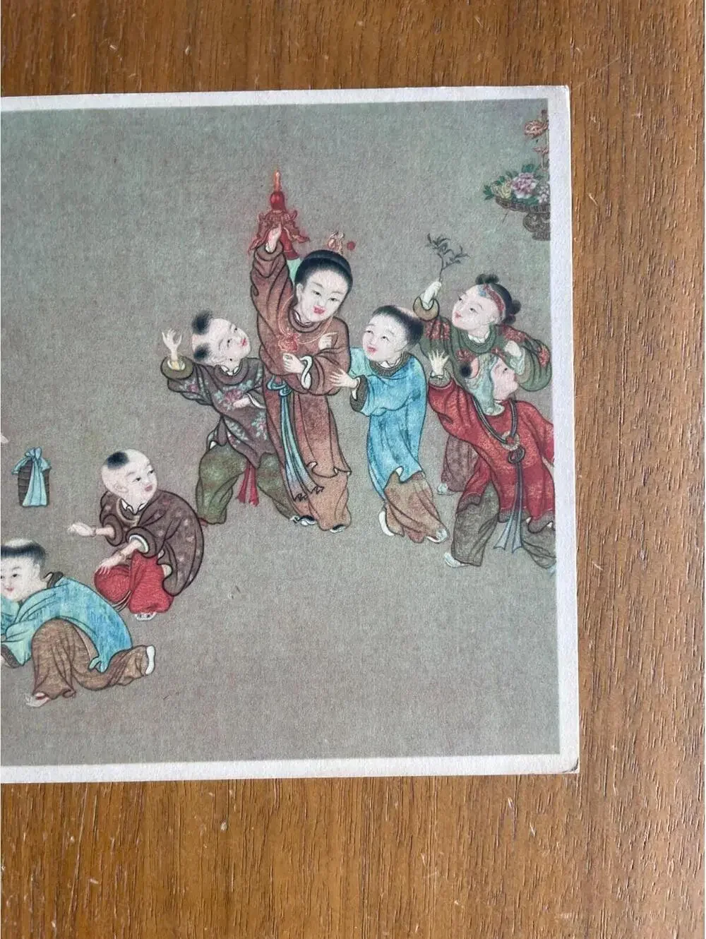 Oriental Asian Children At Play Art Work
